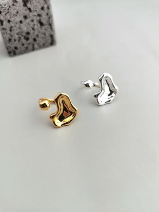 镜泊系列 银本色/复古金色戒指