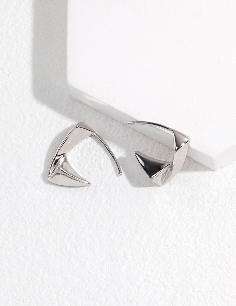 Sterling Silver Simple Earrings