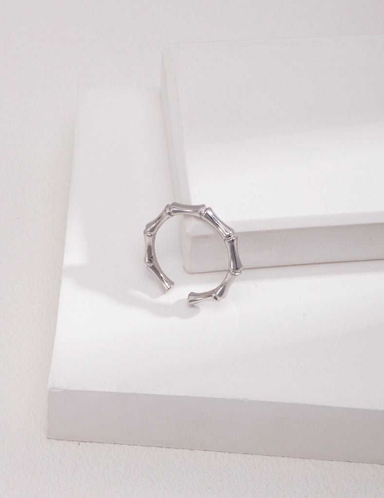 Sterling Silver Bamboo Ring