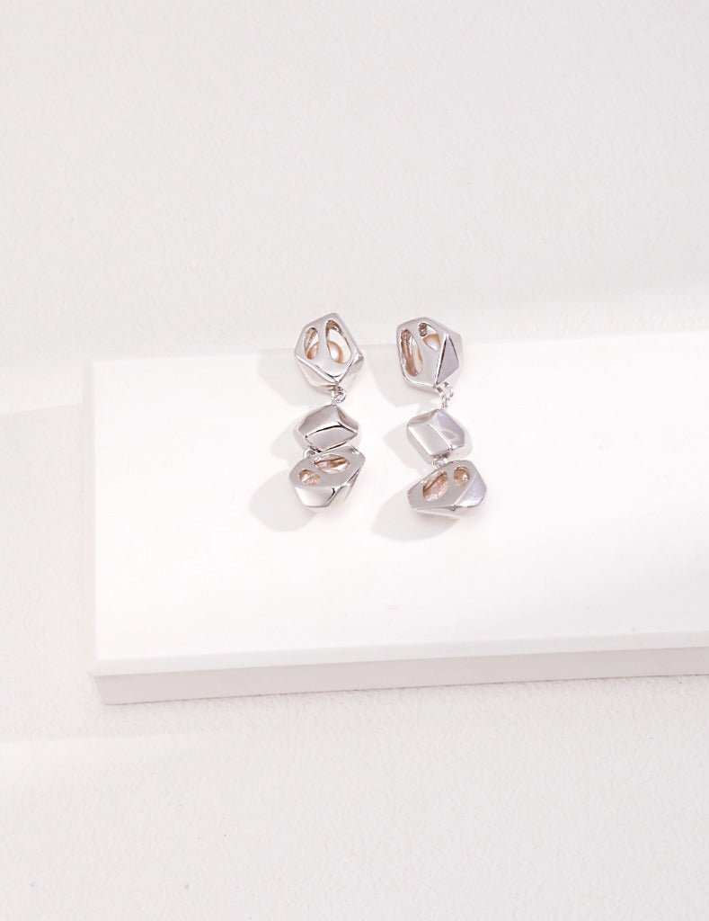 Sterling silver pearl earrings